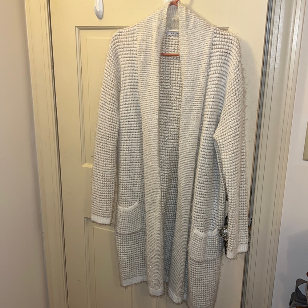 Cream and gold cardigan